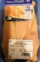 Mängden socker i Filets de poulet