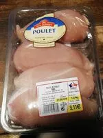 Mängden socker i Filets de poulet