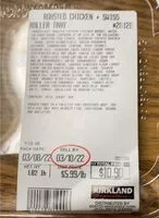 Mängden socker i Roasted chicken and swiss roller tray