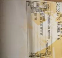 Mängden socker i Croissants au beurre