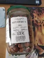 Mängden socker i NOISETTES DECORTIQUEES