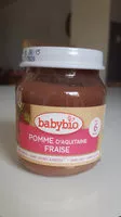 Mängden socker i Compote pomme d'Aquitaine Fraise et myrtille