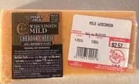 Mängden socker i Wisconsin mild cheddar cheese