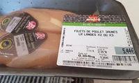 Mängden socker i filet de poulets jaunes Lr Landres