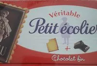 Mängden socker i Petit écolier lu noir