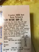 Mängden socker i Flan nature