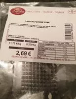 Mängden socker i Lardon poitrine fumé