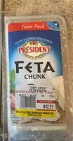 Mängden socker i Feta chunk