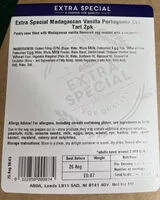 Mängden socker i Extra Special Madagascan Vanilla Portuguese Custard Tart