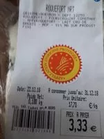 Mängden socker i Roquefort NRT