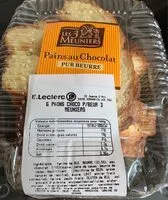 Mängden socker i Pains au chocolat pur beurre