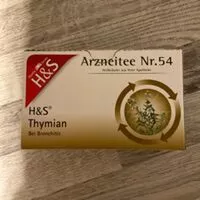Mängden socker i Arzneitee Nr. 54 Thymian