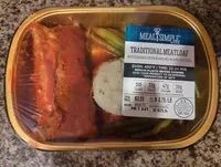 Mängden socker i Traditional Meatloaf