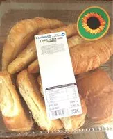 Mängden socker i 4 croissant + 4 pain choco Tournesol