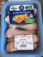 Mängden socker i Pilons de poulet
