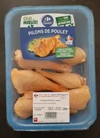 Mängden socker i Pilons de poulet