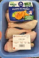 Mängden socker i Pilons de poulet