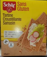 Mängden socker i tartine croustillante sarrasin