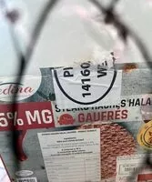 Mängden socker i Steack hachés’’ halal