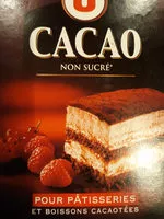 Mängden socker i cacao non sucré