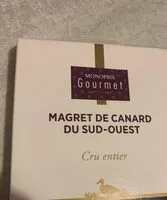 Mängden socker i Magret de Canr du sud-ouest