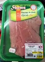 Mängden socker i Escalopes de dinde extra fines