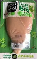 Mängden socker i Filets de poulet fermier biologique