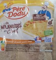 Mängden socker i Escalopes de poulet panées crues