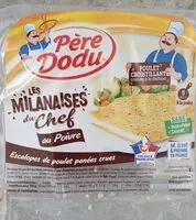 Mängden socker i Escalopes de poulet panées milanaise au poivre
