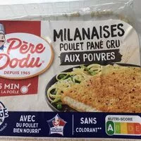 Mängden socker i Milanaise de poulet