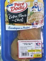 Mängden socker i escalope de poulet