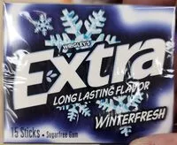 Mängden socker i Extra Winterfresh Sugarfree Gum