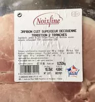 Mängden socker i Jambon cuit Supérieur des couiner tradition de tranches