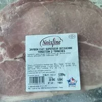 Mängden socker i Jambon cuit supérieur decouenne tradition 2 tranche