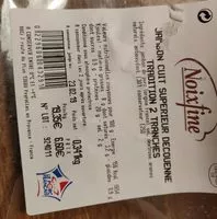 Mängden socker i Jambon cuit sup découenné tradition