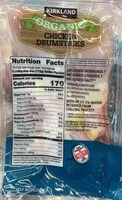 Mängden socker i Kirkland organic chicken drumsticks