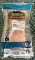 Mängden socker i Organic chicken Drumsticks