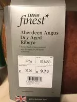 Mängden socker i Aberdeen Angus Dry Aged Ribeye