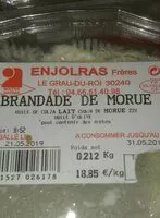 Mängden socker i Brandade de morue