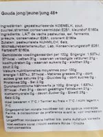 Mängden socker i Gouda jeune