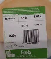 Mängden socker i Gouda jeune