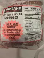 Mängden socker i Ground beef 12%