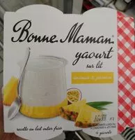 Mängden socker i Yaourt sur lit Ananas Passion bonne maman