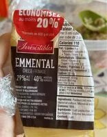 Mängden socker i Emmental