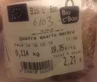 Mängden socker i Quatre quarts marbré