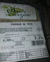 Mängden socker i Fromage de tête