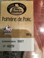 Mängden socker i Poitrine de porc