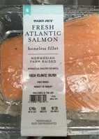 Mängden socker i Fresh Atlantic Salmon