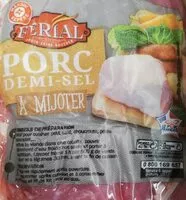Mängden socker i Poitrine de porc demi sel