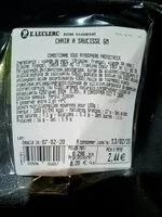 Mängden socker i Chair à Saucisse Leclerc